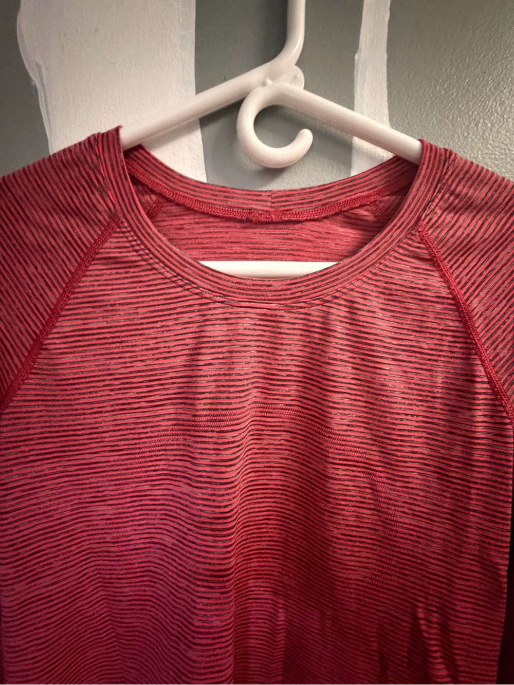 Lululemon Striped Long Sleeve Crewneck Top - Rusty Orange - Picture 2 of 6
